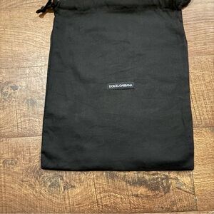 Dolce & Gabbana Classic Black Drawstring Dust Bag